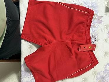 Домашние костюмы: Мужские шорты, M, Puma, Новый, цвет - Красный, Самовывоз, Бесплатная доставка — 2