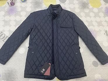 Стёганая мужская куртка INTO, размер M. - Цвет: тёмно-синий (navy) -