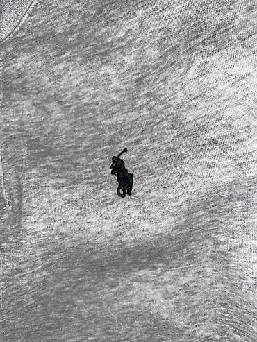 Костюмы: Серая мужская кофта-хенли с длинным рукавом. - Цвет: меланжевый — 1