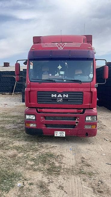 Тягач, MAN, 2001 г., Тентованный