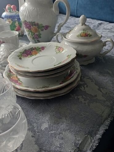 набор для маникюра цена: Продаю кофейный сервиз + хрустальные рюмки не дорого цена указана за — 4