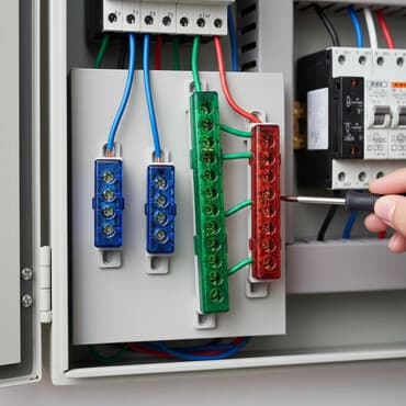 Набор распределительных шин предназначен для удобного и безопасного