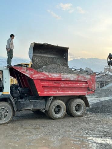 бишкек тай: Щебень всех фракций — КамАЗ и ЗИЛ, доставка по городу Щебень для — 1