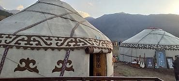 раш: Аренда юрты, Каркас Деревянный, 85 баш, С полом, Самовар, Посуда — 9