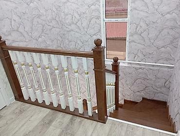 деревянная лестница: Деревянная лестница Для дома, Форма лестницы: Много-маршевая, Стиль: Классический — 3