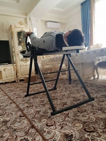 тренажер гиперэкстензия купить бу: Инверсионный стол Снимает боли в спине Цена со скидкой 14.500 сом — 6