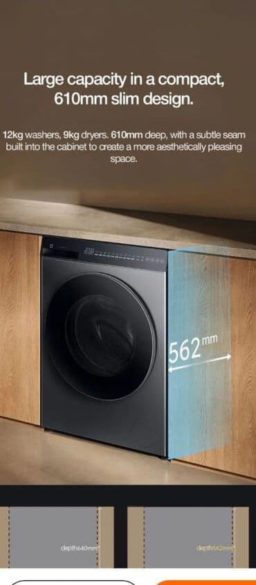 mi air: Стиральная машина Xiaomi, Новый, Автомат, 10 кг и более — 9