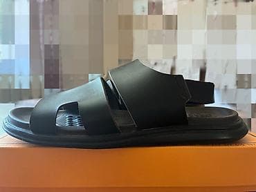 nike tech fleese: Мужские сандалии, 43, AS, Б/у, цвет - Коричневый — 2
