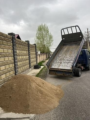 Смесь отсев и песок: Песок с доставкой самосвалом - Фракция: мелкий природный песок — 1