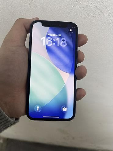 айфон з: IPhone 12 mini, 128 ГБ, Pacific Blue, 100 % — 2