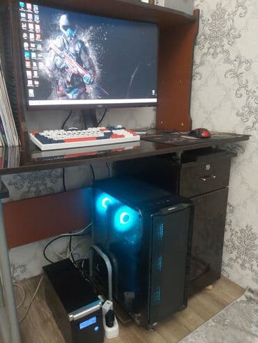 монитор 25: Компьютер, ядер - 6, ОЗУ 16 ГБ, Игровой, Б/у, Intel Core i5, NVIDIA GeForce RTX 2070 Super, HDD + SSD — 1