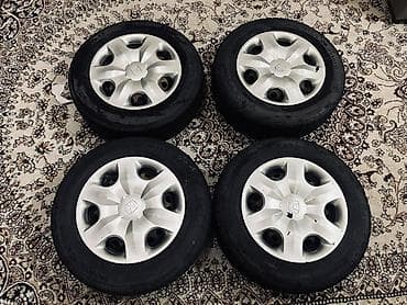 Колеса в сборе R 15, Зима, Комплект, Легковые, Железные, отверстий - 4
