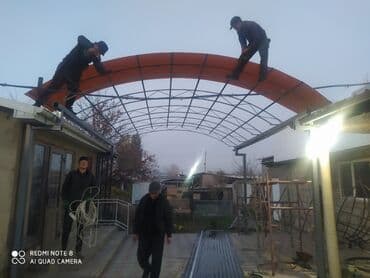 строительство домов из металлоконструкций: Сварка | Ворота, Навесы Высотные работы — 3