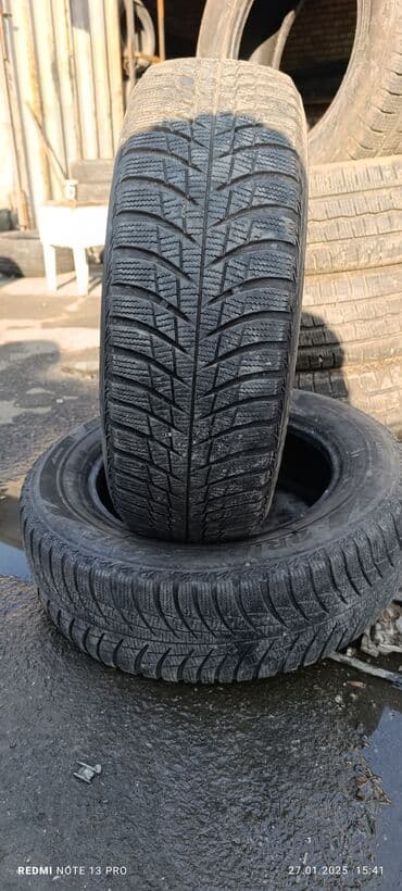 запчасти на ниву бишкек: Шины 195 / 65 / R 15, Всесезонная, Б/у, Пара, Легковые, Германия — 2
