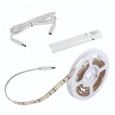 светодиодный светильник с датчиком движения: Светодиодная лента с датчиком движения на батарейках Светодиодная — 2