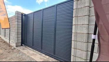 каркас дома: Металлические ворота для частного дома/усадьбы - Типы: распашные и — 11