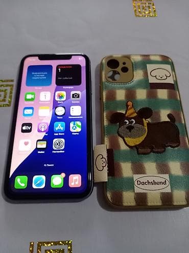 nokia n91: IPhone 11, Б/у, 64 ГБ, Чехол, 77 % — 1
