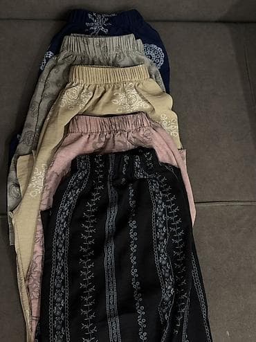 кюлоты с лампасами: Женские кюлоты с принтом - Свободный крой, длина 7/8 (кюлоты) - — 1