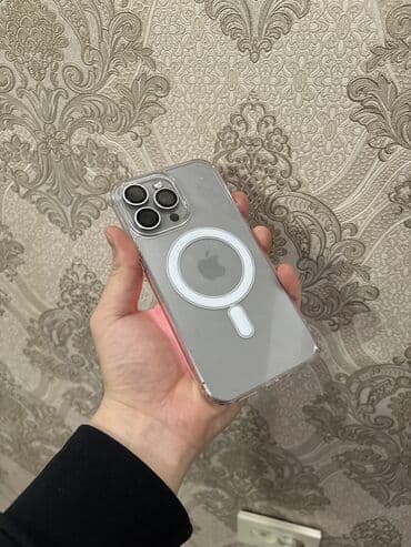 apple watch 3 бишкек: IPhone 15 Pro Max, Колдонулган, 256 ГБ, Natural Titanium, Коргоочу айнек, Каптама, 85 % — 6
