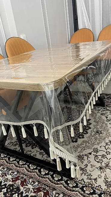 Башка текстиль: Элегантные скатерти и прозрачные накидки с декоративной каймой и — 2