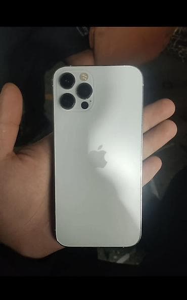 Тиричилик техникасы: IPhone 12 Pro, Колдонулган, 128 ГБ, Күмүш, Каптама, 74 % — 1