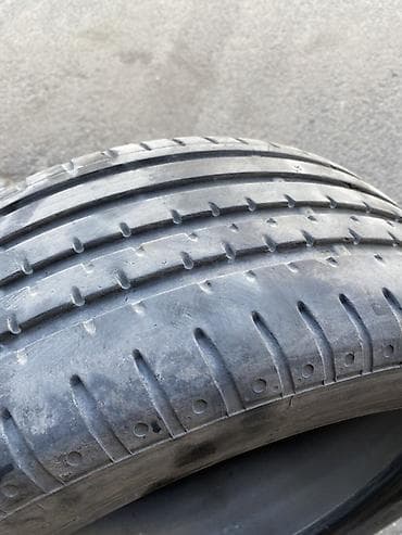 2 8: Шины 255 / 45 / R 18, Лето, Б/у, Запаска, Легковые, Continental — 2