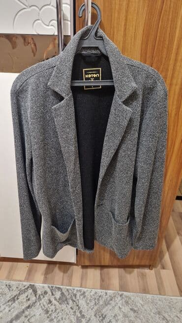 срочно продаю в связи с переездом: Пиджак, Блейзер, Без пуговиц, Корея, L — 1