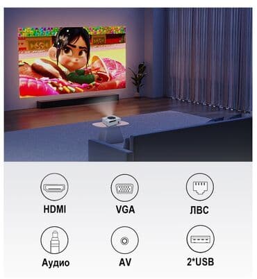 проектор 3d: Новейший проектор Everycom Q10W max Fullhd-проектор с разрешением — 8