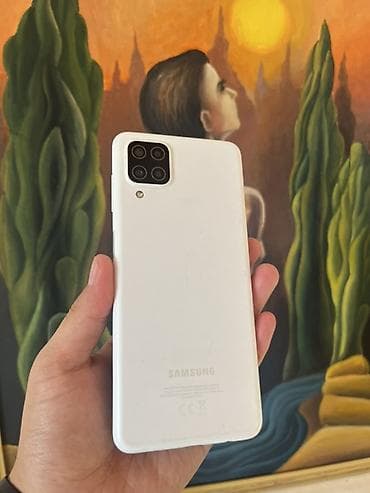 smooth 4: Samsung Galaxy A12, Б/у, 64 ГБ, цвет - Белый, 2 SIM — 1