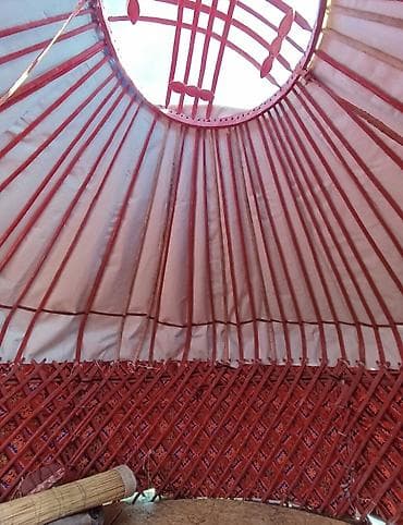 Юрта-Бозуй жыгачтан 5канат 5метр эшиги пластиковый айнек замок — 4