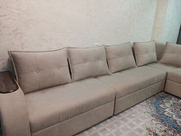 кресла реклайнеры: Угловой диван, C подушками — 2