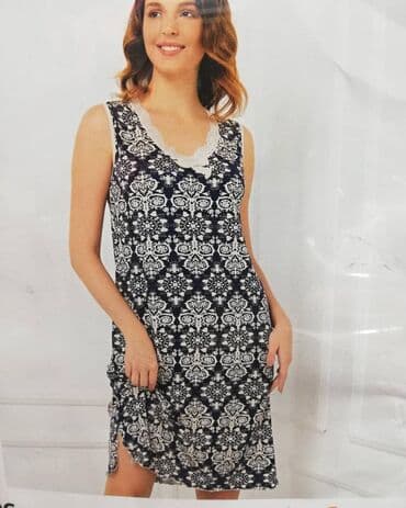 белая ночная сорочка: Сорочка на широкой лямке — 3