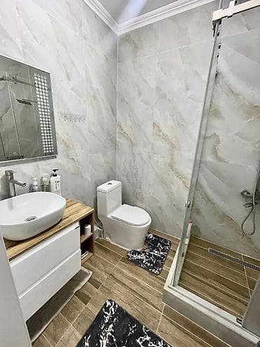 Квартиры: 1 комната, Люкс, элитка, Асанбай мкр, Душевая кабина, Постельное белье, Кондиционер — 4