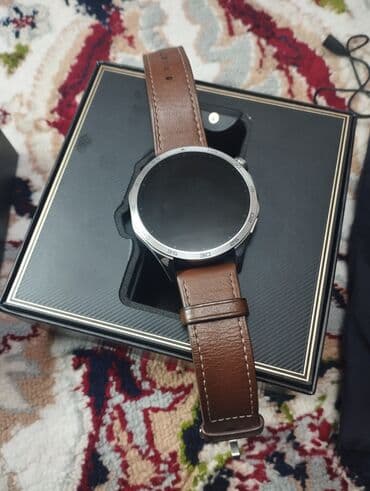 Детские смарт-часы: HUAWEI Watch GT 4 (46 мм), версия с коричневым кожаным ремешком — 3