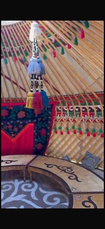 Книги и журналы: Аренда юрты, Каркас Деревянный, 85 баш, С полом, Стол — 4