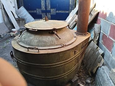 котёл б у: Полевой котёл-кипятильник (армейская полевая кухня), год выпуска 1953 — 3