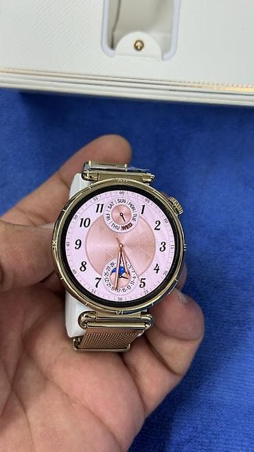 сумки на колёсах: Спортивные часы часы, Huawei (Watch GT), GPS, Альтиметр, Барометр, Водонепроницаемые, Оригинал, Женские, Новый — 7