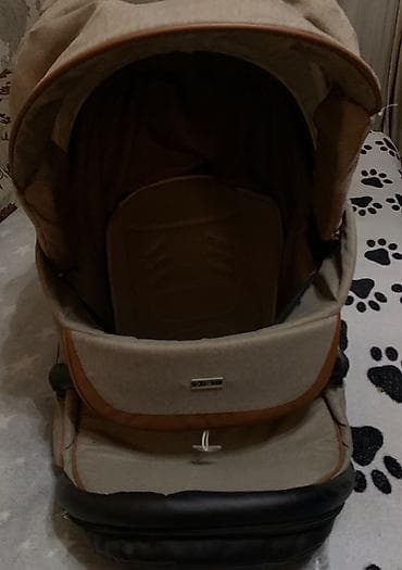 viki коляска: Прогулочный блок детской коляски (бежевый меланж) - Вместительный — 4