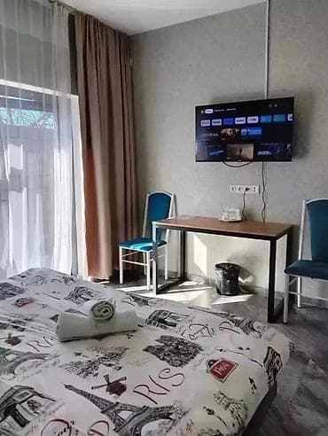 суточный квартира бишкек аламедин: 1 комната, Душевая кабина, Постельное белье, Кондиционер — 10