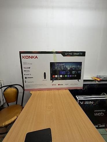 nokia android: Смарт‑телевизор KONKA 43" FHD - Диагональ: 43 дюйма - Разрешение — 1