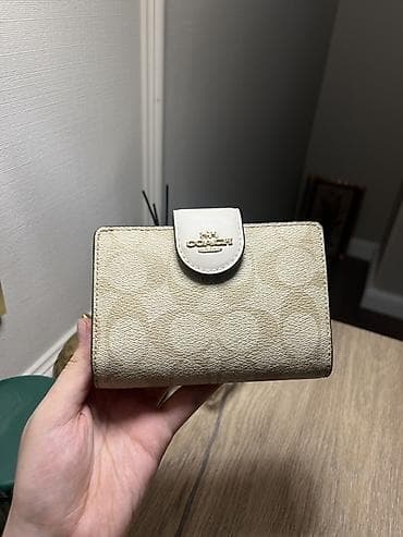 Кошелек, Coach, Тканевый материал, Женские, Новый