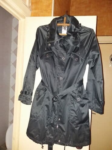 плащ дождовик: Продаю плащи: чёрный- производство Германия, размер 48, б/у. Синий- — 1