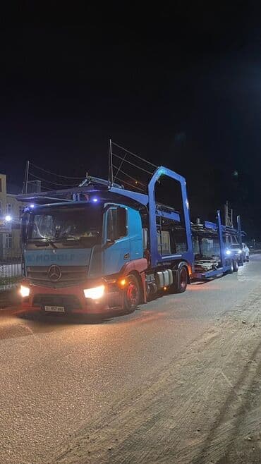 купить фуру с прицепом бу: Тягач, Mercedes-Benz, Автовоз — 1