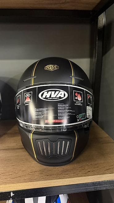 очка: Мотоциклетный шлем HVA (полнолицевой) - Тип: интеграл с опускающимся — 2