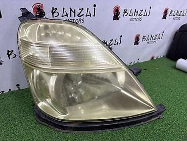 вампер стрим: Передняя правая фара Honda 2001 г., Б/у, Оригинал, Япония — 1