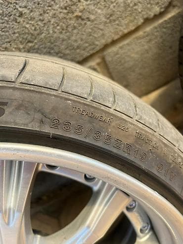 Шины: Колеса в сборе 235 / 35 / R 18, Лето, Б/у, Комплект, Легковые, Литые, отверстий - 5 — 5