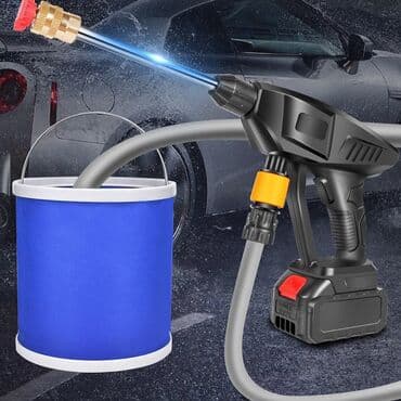 автомойка оборудование: Автомобильная беспроводная аккумуляторная мойка BY-1033, Пистолет для — 7