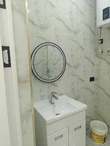 калонка в аренду: Современная отделка квартиры/комнаты в светлой бежевой гамме. - — 4