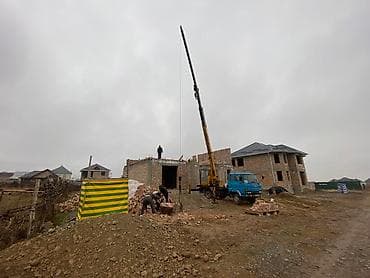 кт: Кран Като стрела 21 метр 
Кирпич кум которобуз 2-3 этажга — 5