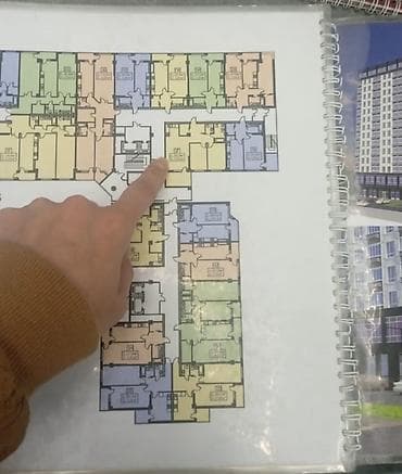 Кыймылсыз мүлк: 1 бөлмө, 36 м², Элитка, 2 кабат, Даяр ПСО (өзү оңдоп түзөтүп бүтүү үчүн) — 6